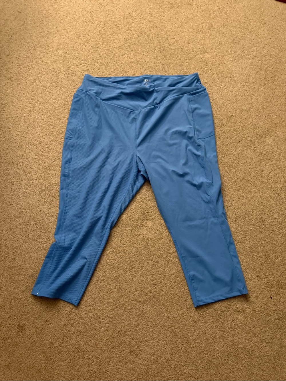 Torrid Tru Athletic Capri Ribbed 3X